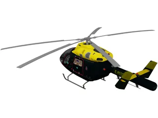 MD-902 Explorer Police 3D Model