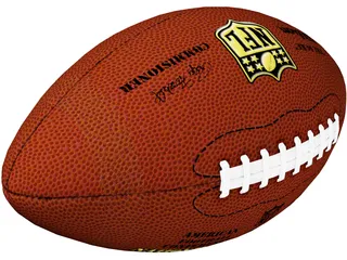 NFL Football 3D Model