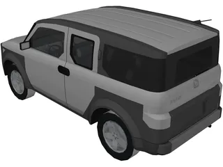 Honda Element 3D Model