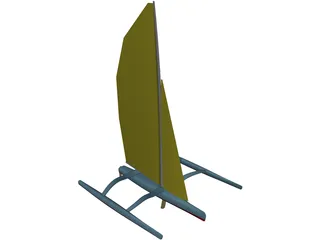 Trimaran 3D Model