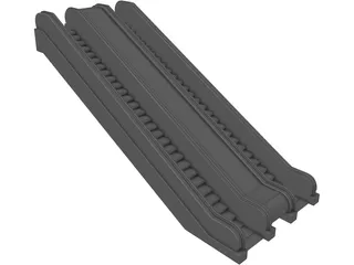 Double Escalator 3D Model