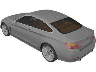 BMW 435i 4-Series Coupe [F32] (2014) 3D Model