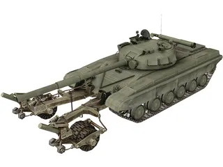 T-64B Trall 3D Model