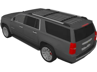 Chevrolet Suburban (2014) 3D Model