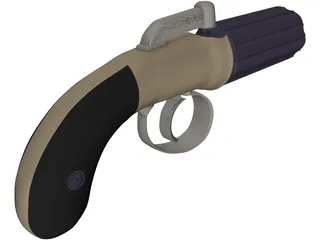 Pepperbox 45 3D Model