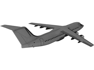 British Aerospace BAe 146-300 3D Model