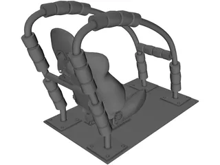 Racing Sim Seat 3D Model