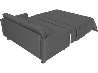 Bed Metamorfosi 3D Model