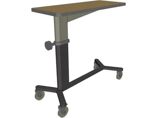 Hospital Table 3D Model