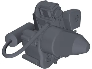 Lombardini LGA 340 Engine 3D Model