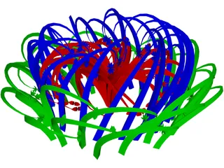 Pronounced Snakelike Tantrum 3D Model