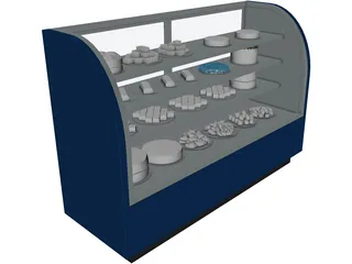 Bakery Display Case 3D Model