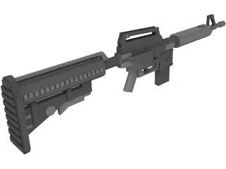 M4A1 3D Model