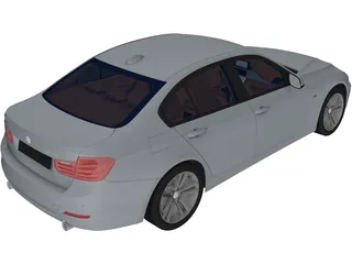 BMW 335i Sedan [F30] (2015) 3D Model