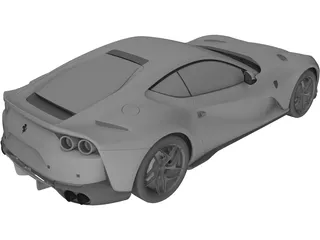 Ferrari 812 Superfast 3D Model
