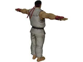 Ryu 3D Model