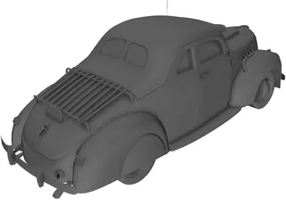 Ford Coupe (1939) 3D Model