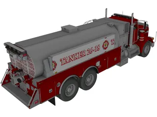 Peterbuilt Tanker 3D Model