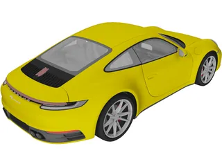 Porsche 911 Carrera S (2020) 3D Model