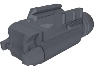 Surefire x200 Light 3D Model