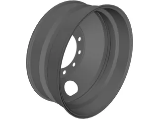 Truck Rim 3D Model