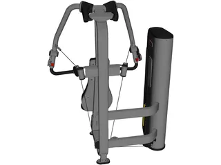 Bench Press 3D Model