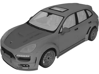 Porsche Cayenne Turbo Hamann (2010) 3D Model