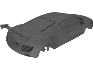 Audi R8 [Tuned] 3D Model