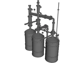 Brewery 3D Model