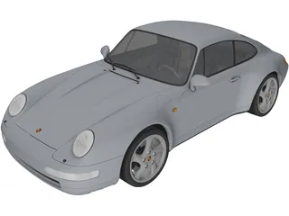 Porsche 911 Carrera (1994) 3D Model