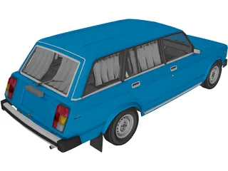 VAZ 2104 3D Model
