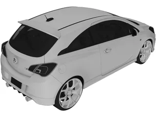Opel Corsa (2016) 3D Model