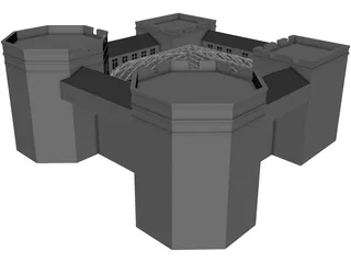 Building Dome 3D Model