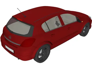 Opel Astra 3D Model