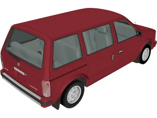 Dodge Caravan (1984) 3D Model