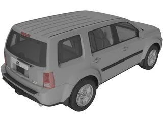 Honda Pilot (2014) 3D Model