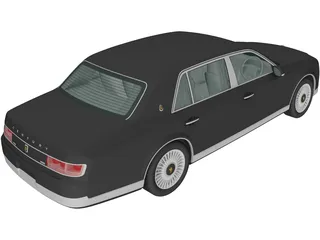Toyota Century (2018) 3D Model