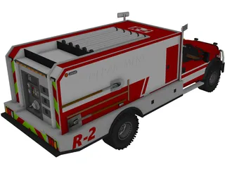Ford F-350 Offroad Pumper (2015) 3D Model
