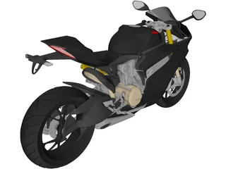 Ducati 1199 Panagale (2012) 3D Model