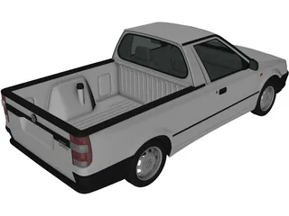 Volkswagen Caddy (1995) 3D Model