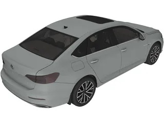 Volkswagen Lavida Plus (2021) 3D Model