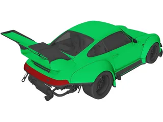 Porsche 911 RWB (1993) 3D Model