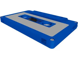 Audio Cassette Tape 3D Model