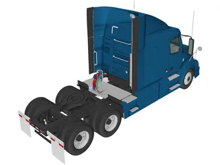Volvo VNL 630 Sleeper (2015) 3D Model