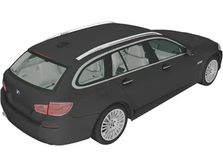 BMW 5-Series Touring [F11] (2014) 3D Model