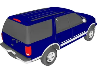 Ford Expedition XLT (1997) 3D Model