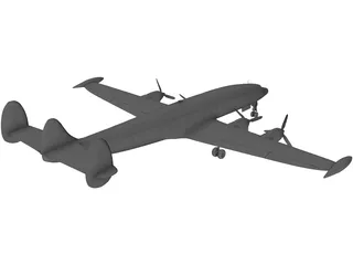 Lockheed C-121 Constellation 3D Model