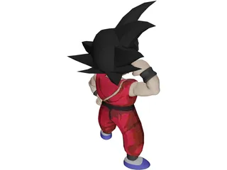 Goku 3D Model