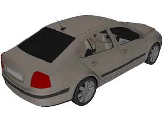 Skoda Octavia (2005) 3D Model