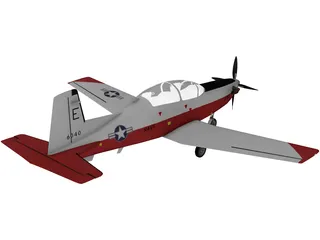 Beechcraft T-6 Texan II 3D Model